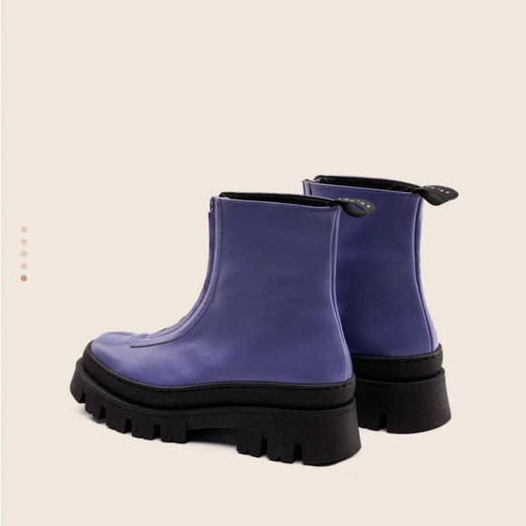 Maguire Lana Violet Boots 38 Front Zip - Picture 2 of 10